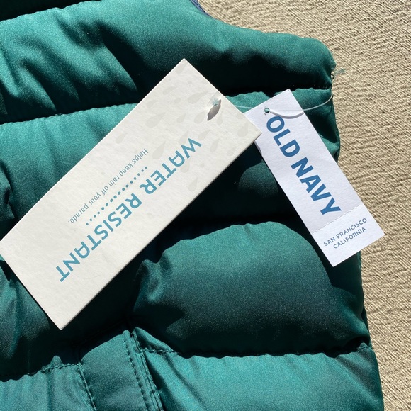 Men’s, NWT Old Navy Vest, Medium, Blue and Green - Picture 4 of 4